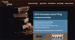 Desktop Screenshot of chocolateloversfling.org
