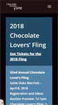 Mobile Screenshot of chocolateloversfling.org