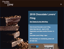 Tablet Screenshot of chocolateloversfling.org
